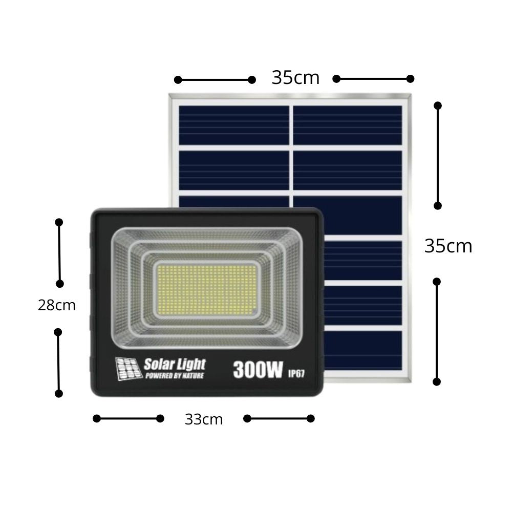 Reflector Solar 300W 20000mAh con Panel solares para intemperie IP67 MOR-300H - Imagen 8