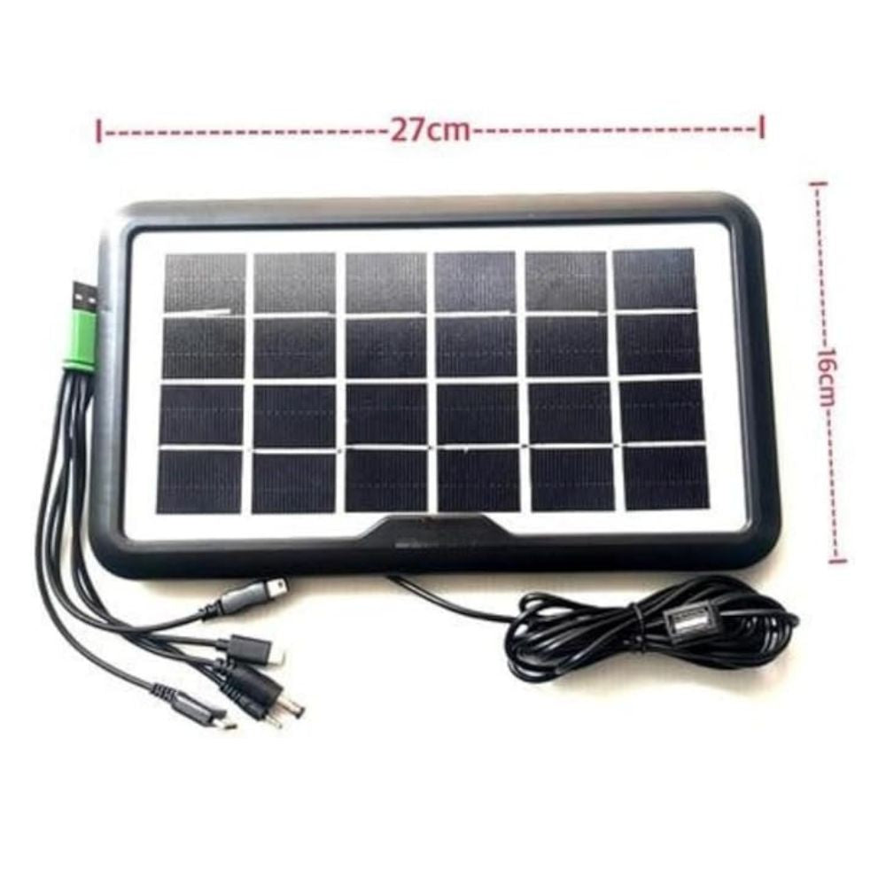 Panel Solar Portátil 3.8W 6V 5 conectores Moreka MOR-10T - Imagen 4