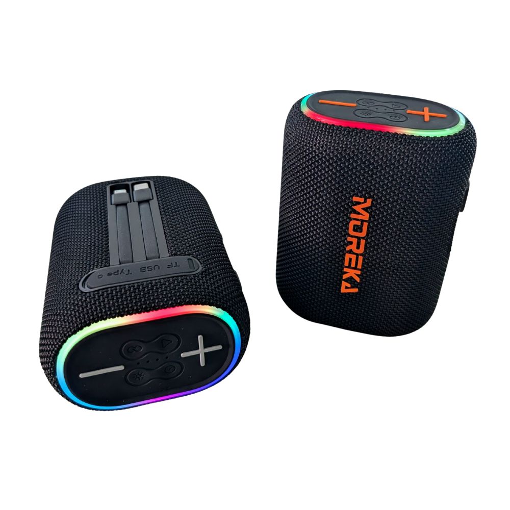 Bocina Power Bank Moreka 439 10W 5000mAh cables tipo IP y C hasta 25 Horas - Imagen 1