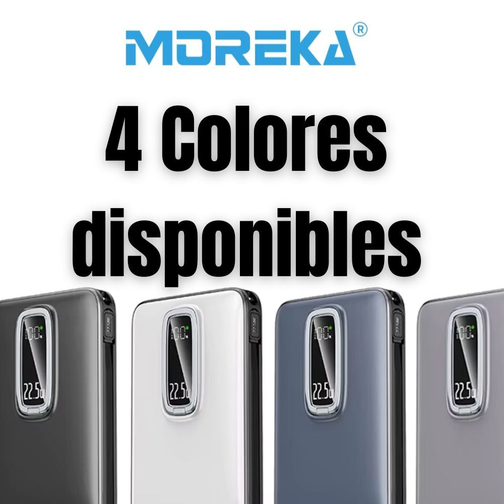 Power Bank MagSafe Moreka K096 12000mAh 22.5W Cable C incluido - Imagen 2