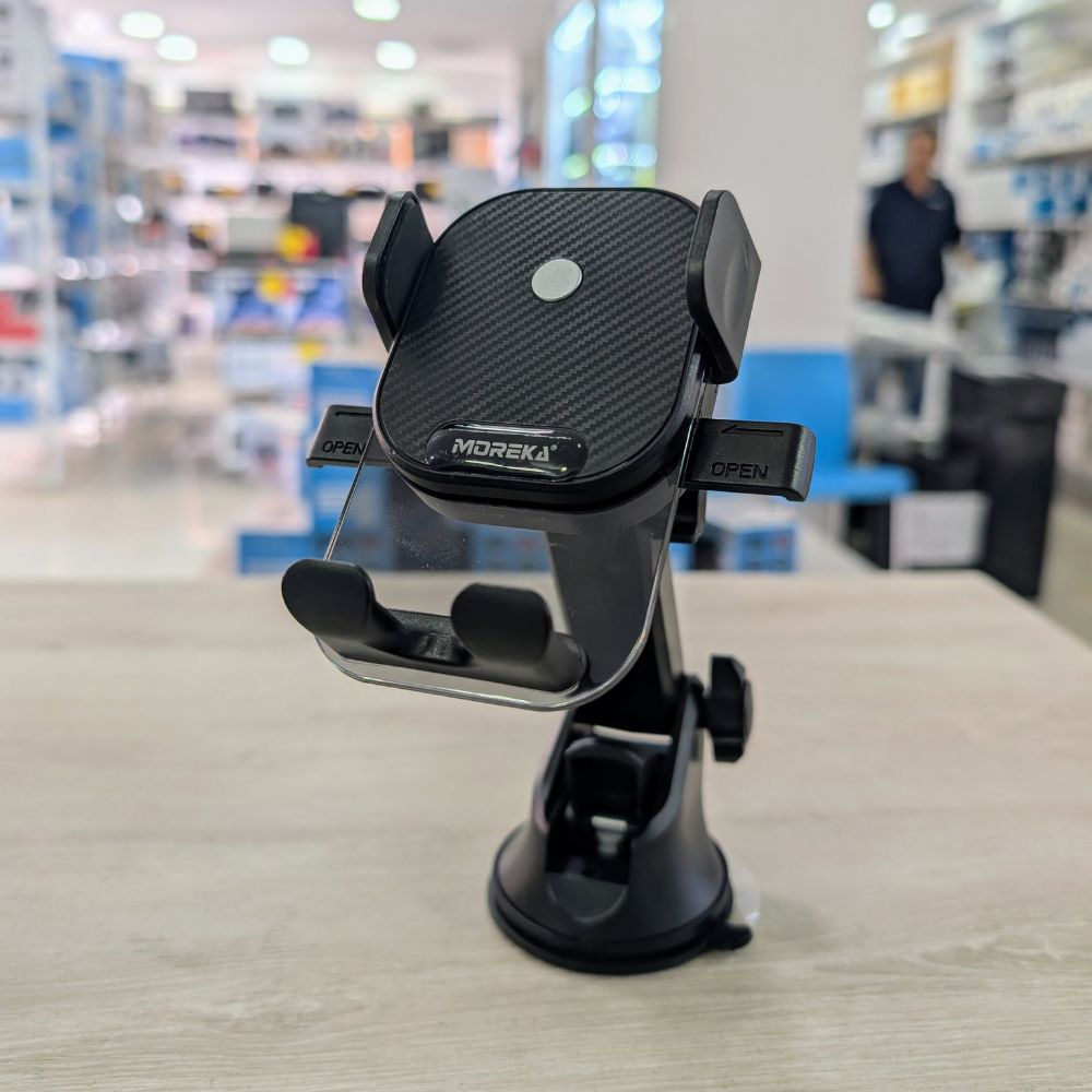 Soporte Automóvil Giratorio con ventosa para tablero y parabrisas Rotación 360° Moreka Modelo ZJ-014 - Imagen 5