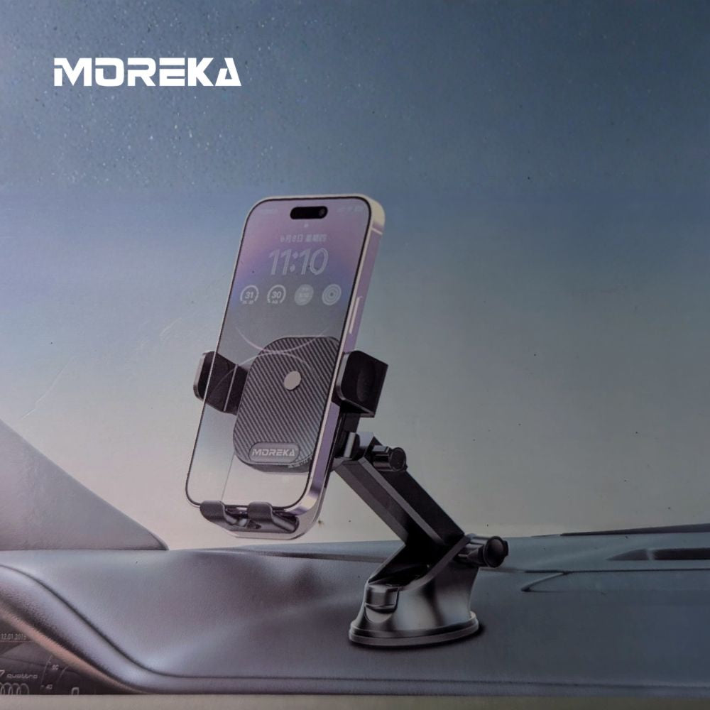 Soporte Automóvil Giratorio con ventosa para tablero y parabrisas Rotación 360° Moreka Modelo ZJ-014 - Imagen 8