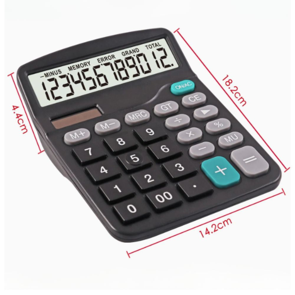 Calculadora electrónica Solar con 12 dígitos, pantalla grande JS-97B - Imagen 6