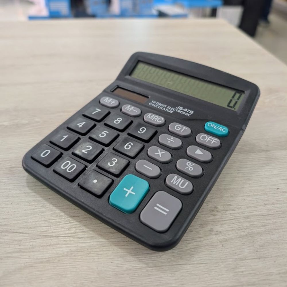 Calculadora electrónica Solar con 12 dígitos, pantalla grande JS-97B - Imagen 8