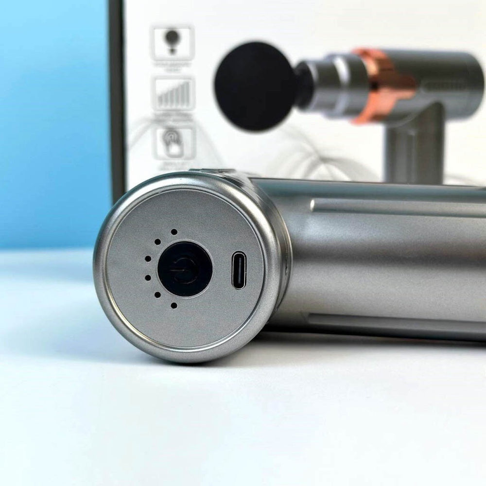 Pistola Muscular Masajeadora portátil Recargable Usb 6 Velocidades JY-760 - Imagen 8