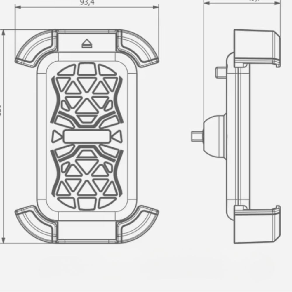 Soporte para Celular Moreka ZJ-013 para fijar al espejo Motocicletas Bicicletas - Imagen 6