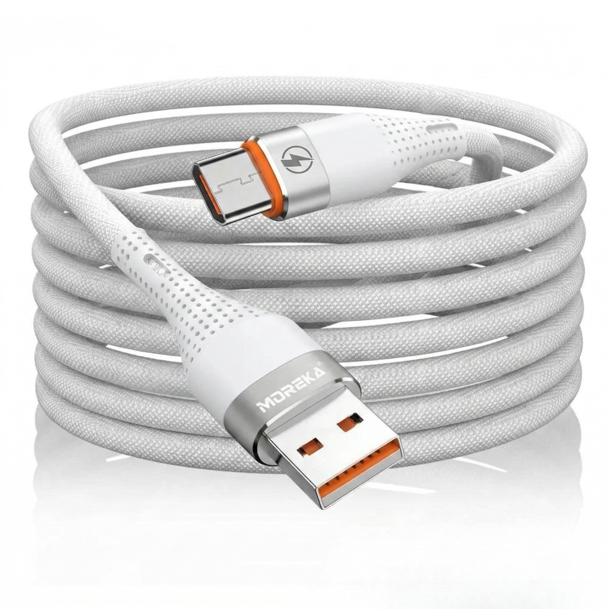 Cable Moreka V8 USB 3A carga rápida 1.2M CB-057 - Imagen 1