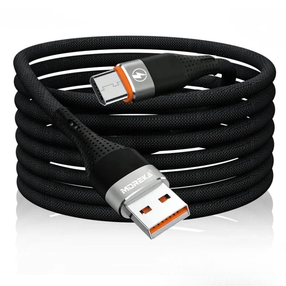 Cable Moreka V8 USB 3A carga rápida 1.2M CB-057 - Imagen 2