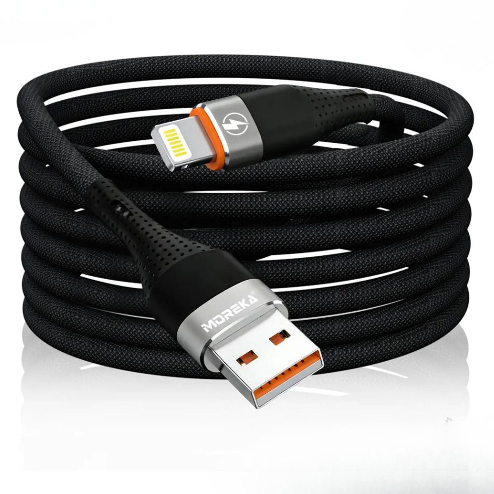 Cable Moreka IP USB 2.4A carga rápida 1.2M CB-056 - Imagen 10