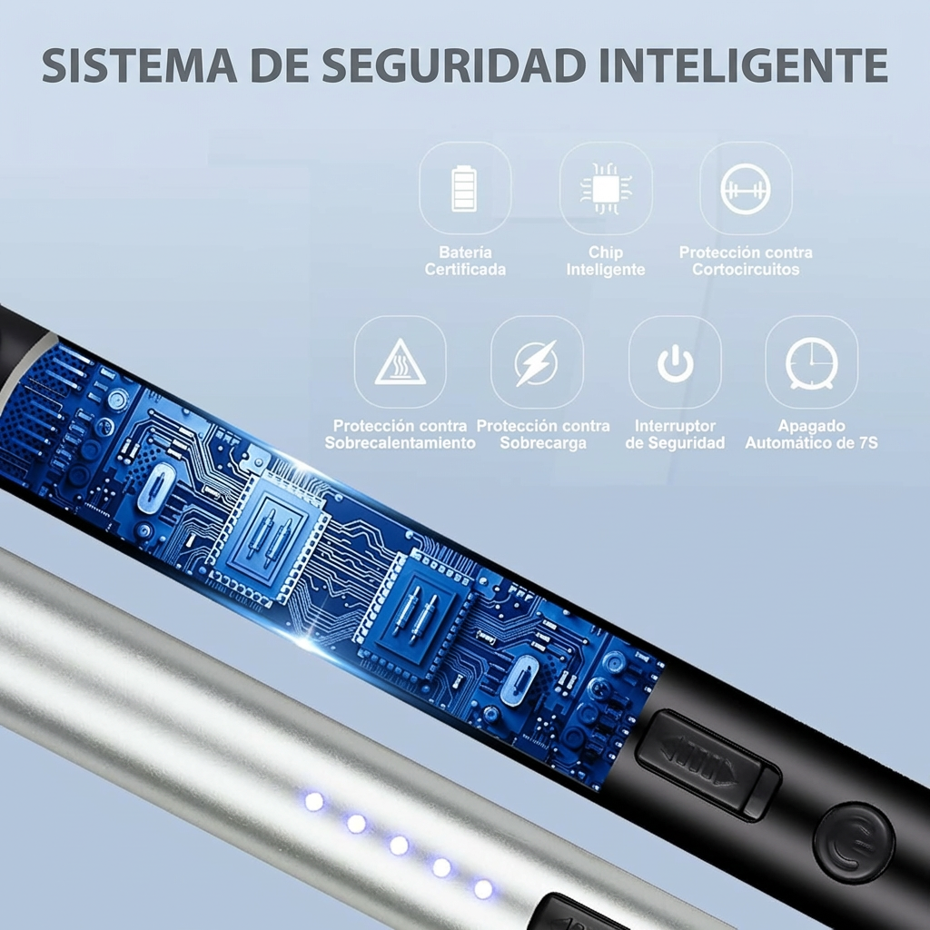 2pcs Usb Encendedor Eléctrico Portátil Recargable De Cocina JL817-2 - Imagen 5