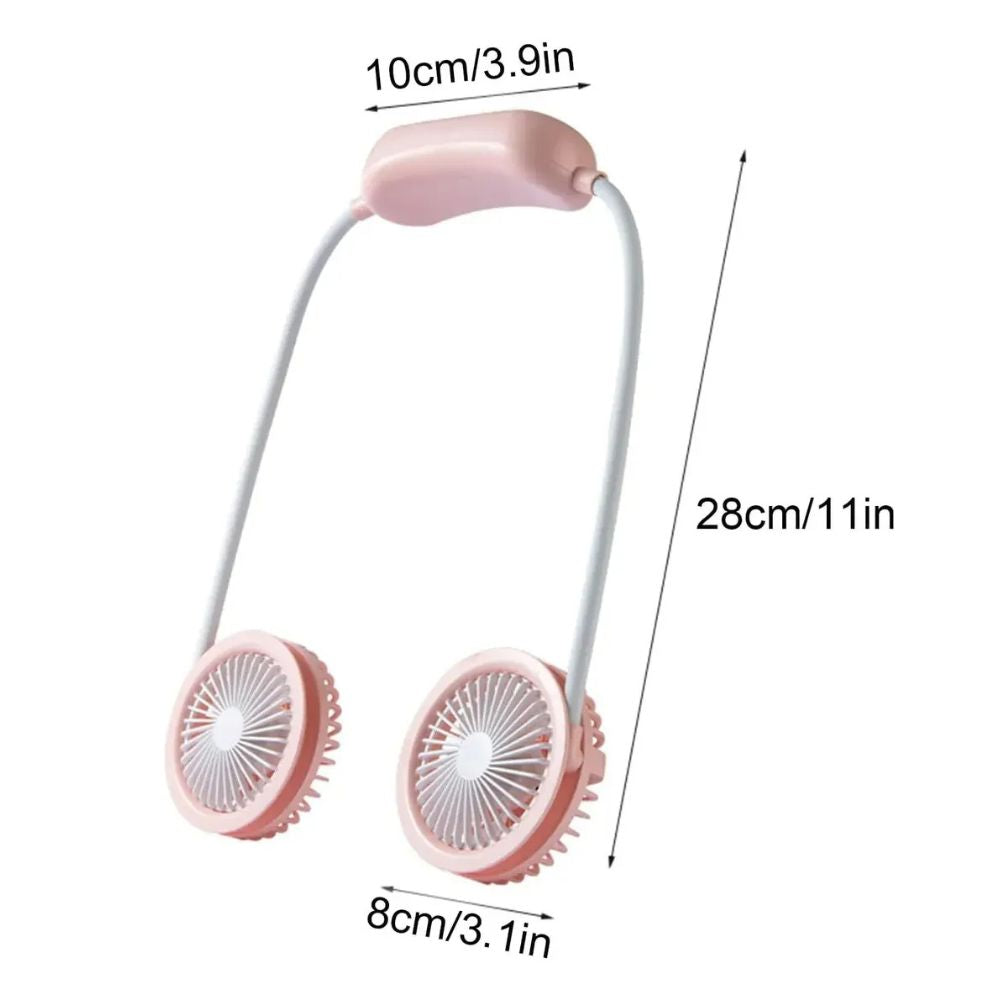 Ventilador Portátil de Cuello Frescura 360° 2 velocidades 500mAh SMA5A - Imagen 10