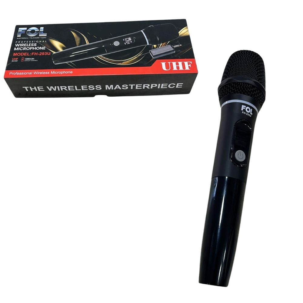 Micrófono Inalámbrico con Transmisor 28W conector 6.3mm 1200mAh FOL FH-293U - Imagen 8