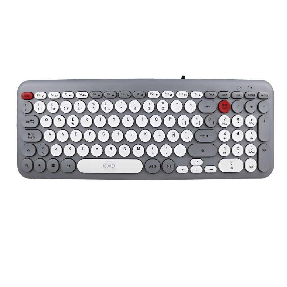 Combo Teclado Y Mouse Alámbrico Usb Español Windows Laptop CE-WD680 - Imagen 3