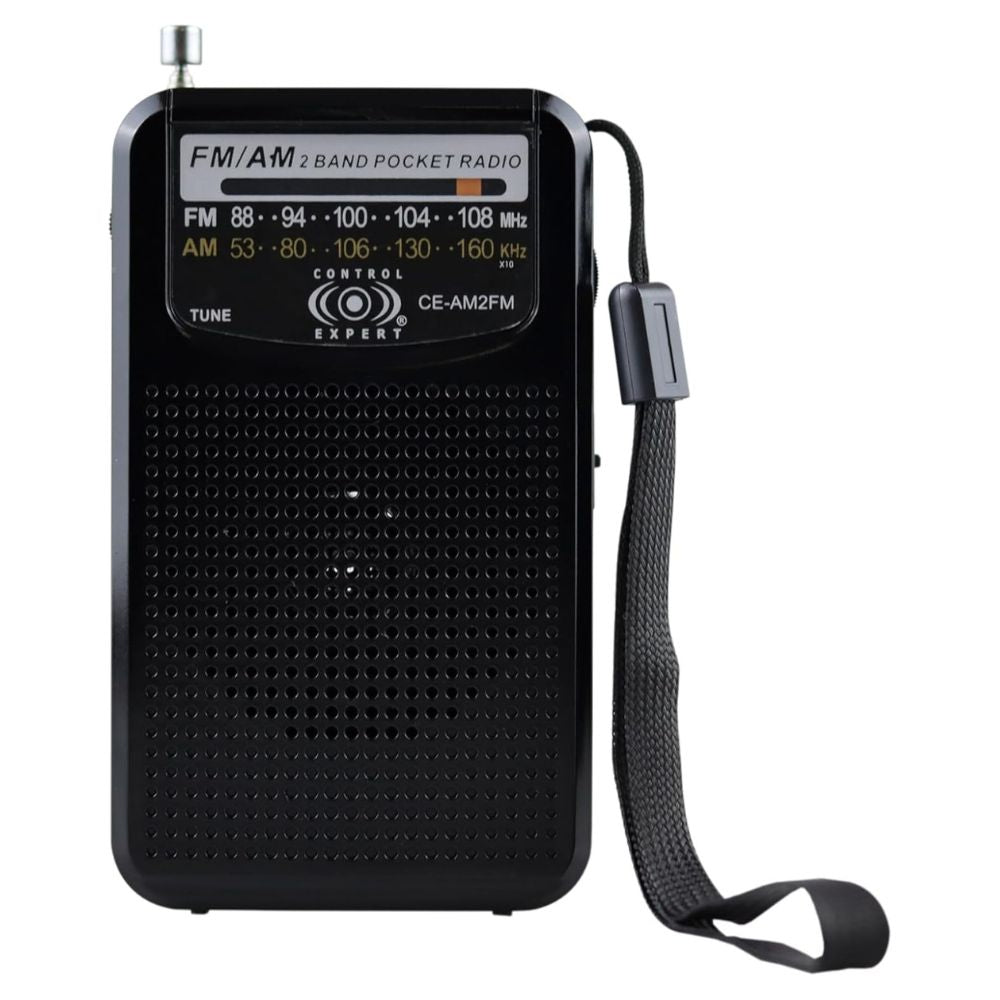 Radio Portátil Am FM de Bolsillo Utiliza 2 Pilas AA Entrada Audifonos 3.5mm CE-AM2FM - Imagen 1