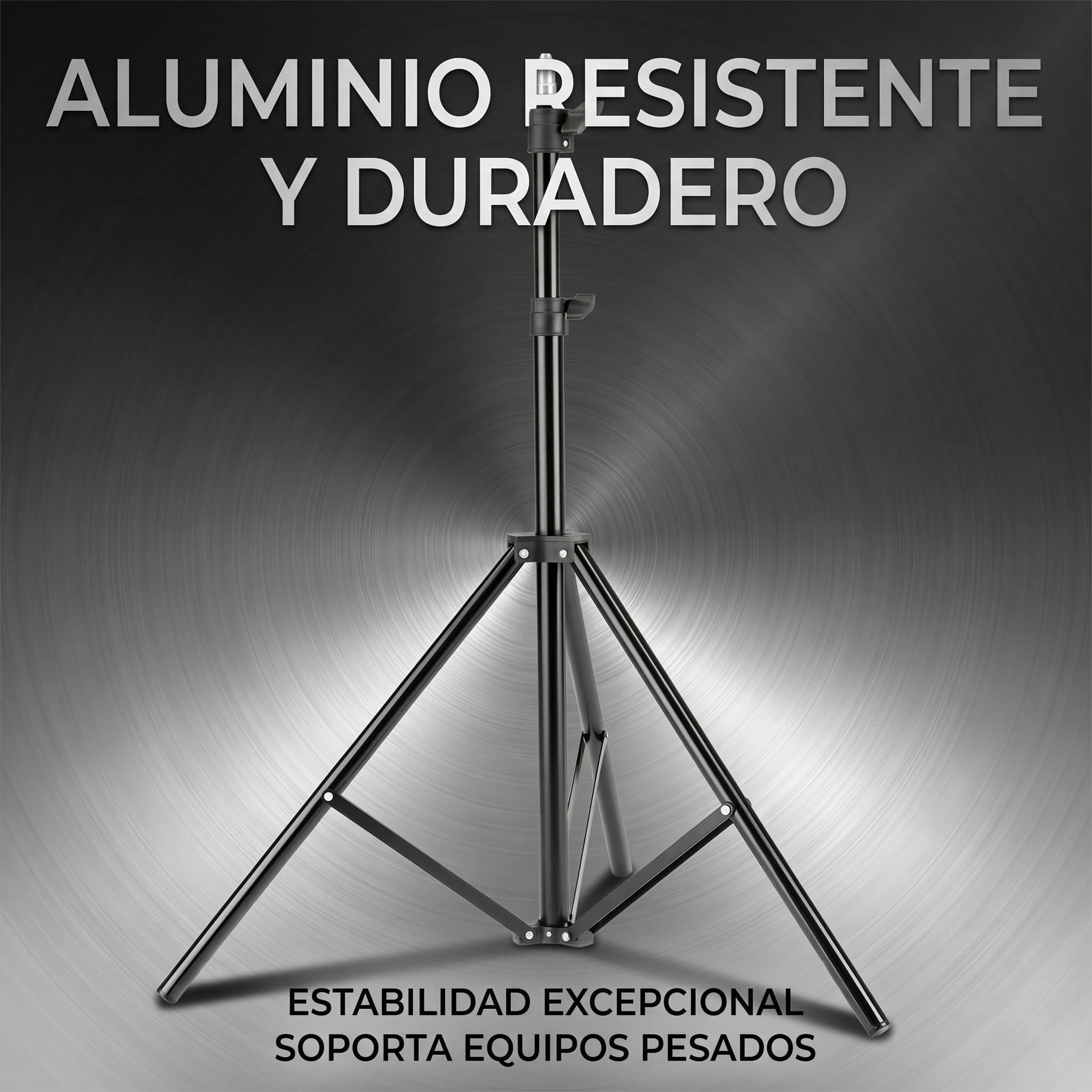 Trípode Soporte YISEN ZJ-2.1 de 2.1mts Soporte para Aro de Luz - Imagen 7