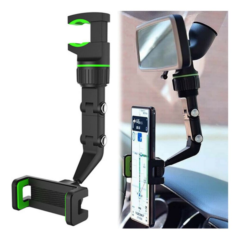 Soporte Porta Celular 360 Carro Auto Espejo Retrovisor y respaldo asiento y803 - Imagen 7