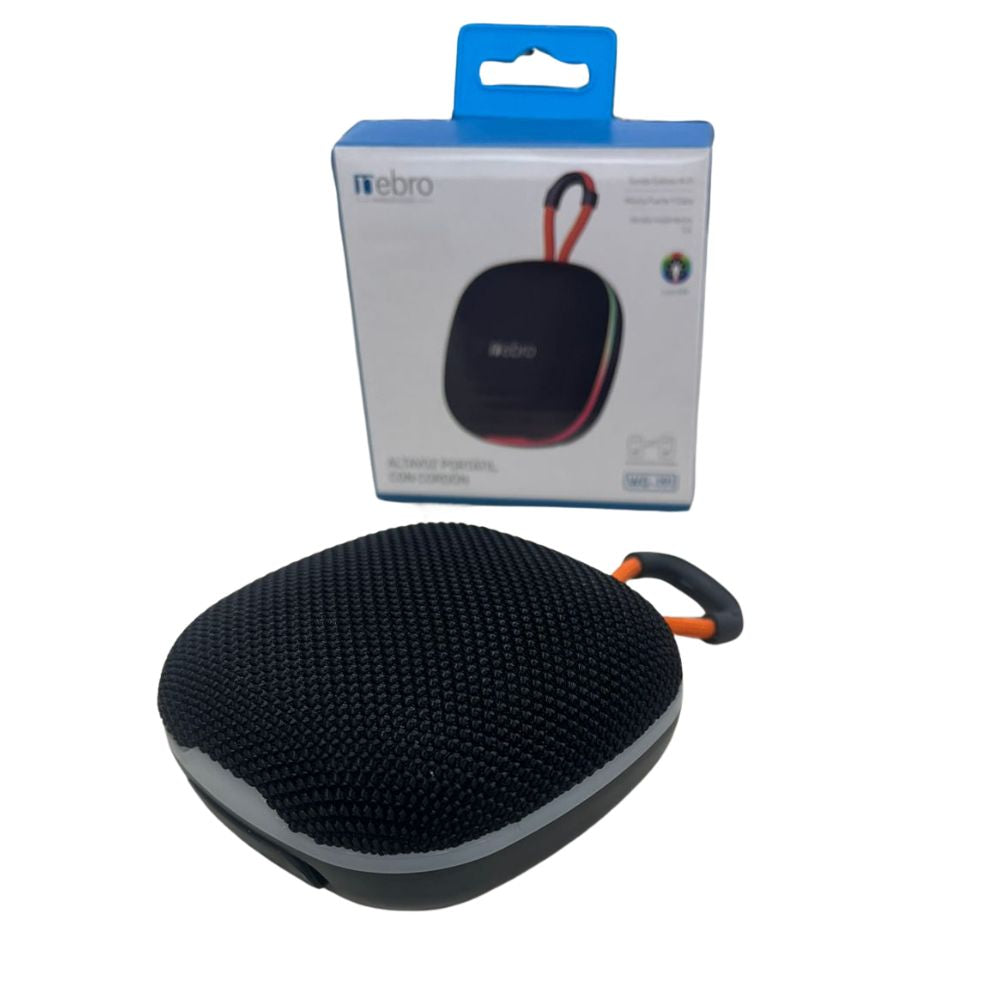 Mini Bocina Nebro 10W 2X5W 1200mAh Bluetooth recargable, USB TWS WG-191 - Imagen 8