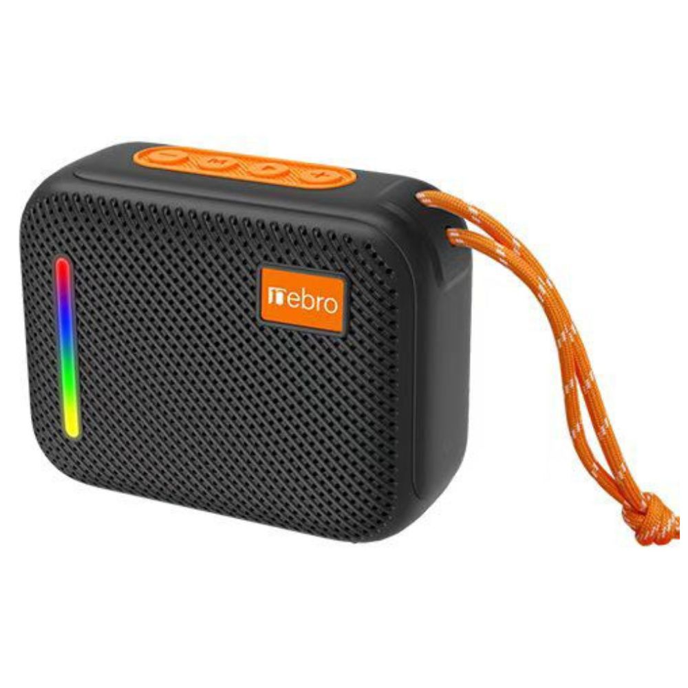 Mini Bocina Nebro 8W 1200mAh Bluetooth recargable, USB TWS WG-186 - Imagen 1