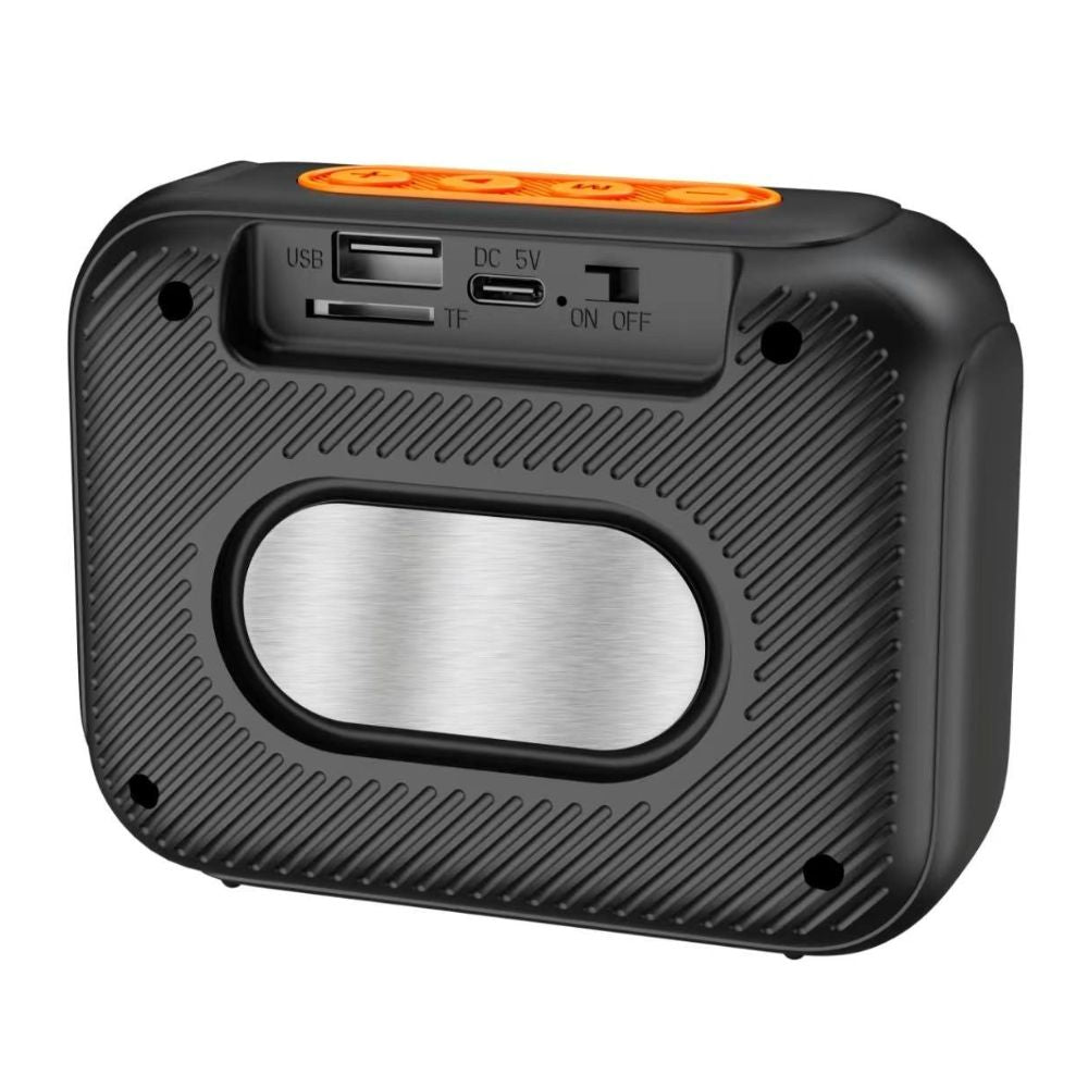 Mini Bocina Nebro 8W 1200mAh Bluetooth recargable, USB TWS WG-186 - Imagen 2