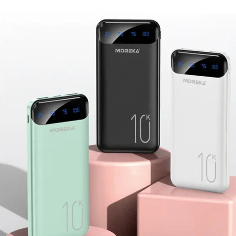 Power Bank Moreka K100 1000mAh 37Wh Puertos de Salida 3 (2 x USB + 1 x USB-C) - Imagen 3