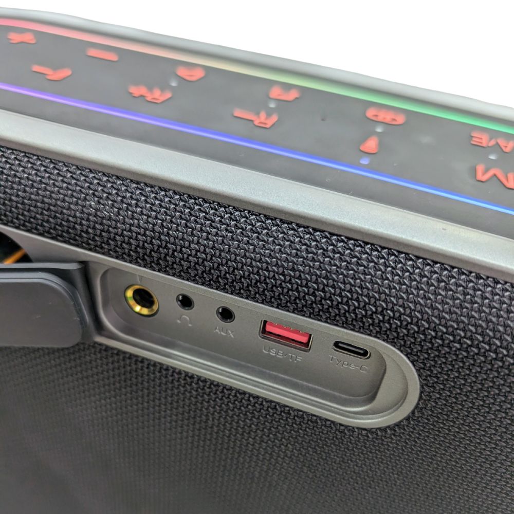 Bocina Karaoke Moreka A35 400W 30000mAh 10 hrs de bateria Bluetooth, Contra Agua IPX5 - Imagen 9