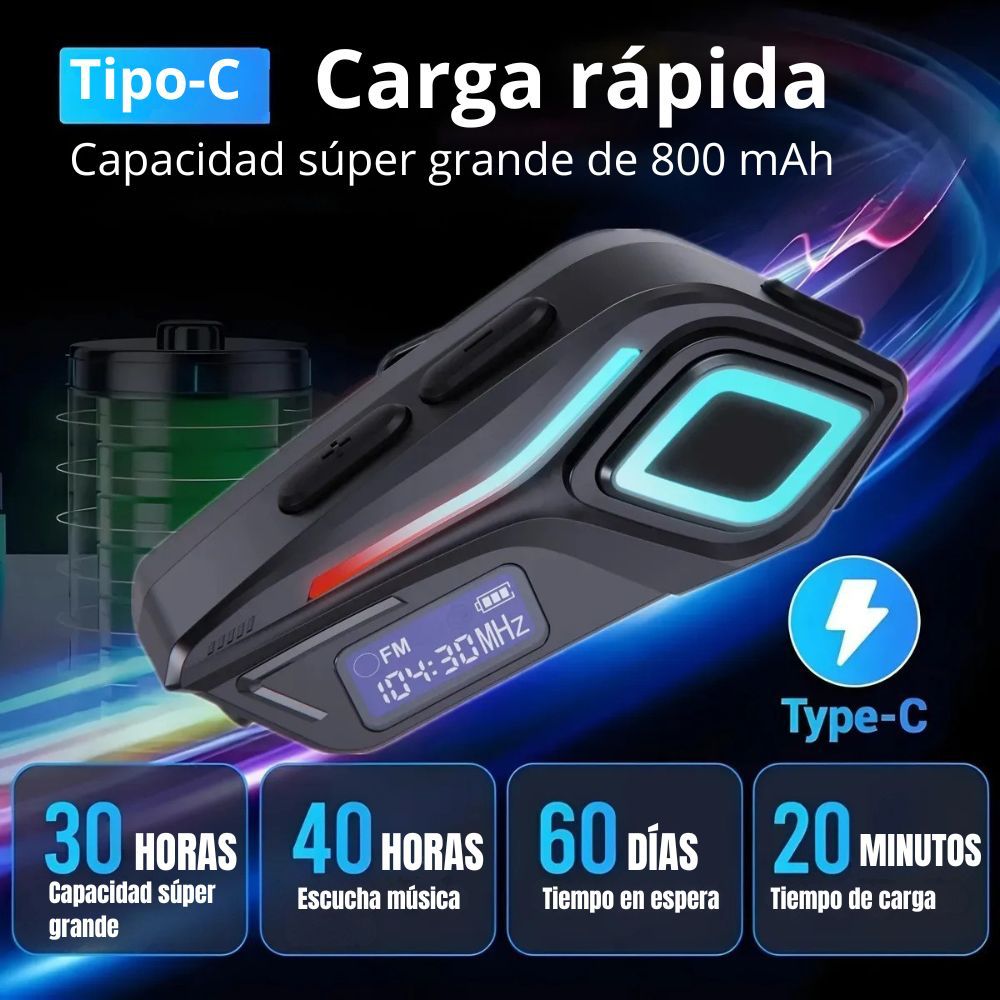 Auriculares Bluetooth para Casco Buytiti - Imagen 5