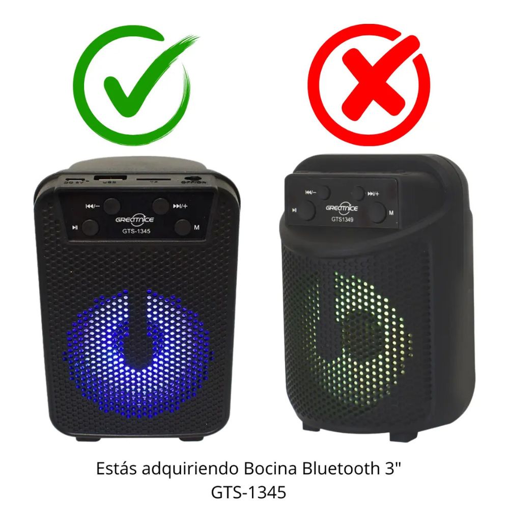 Mini Bocina Greatnice 5W Bluetooth recargable USB TWS GTS-1345 - Imagen 6