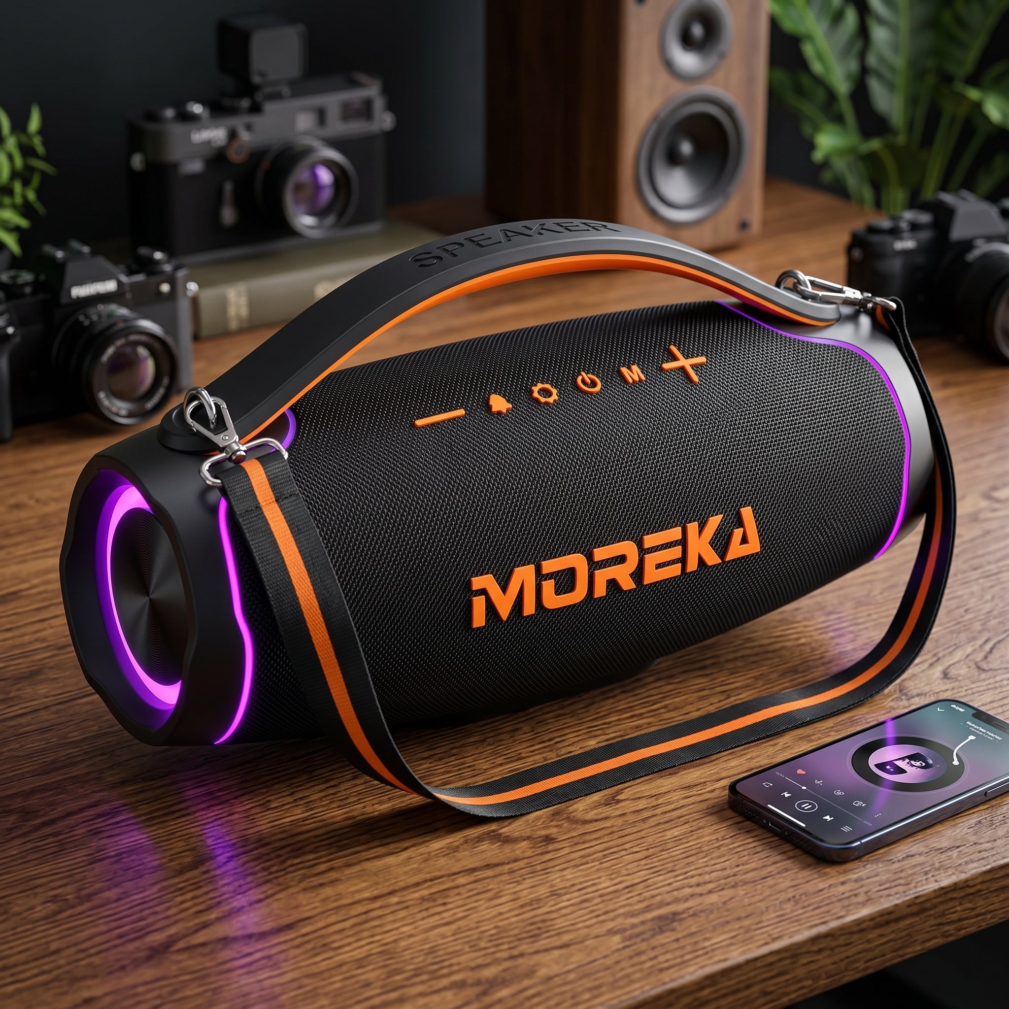 Bocina Moreka A61 200W 6000mAh 6hrs de bateria Bluetooth IPX6 - Imagen 6