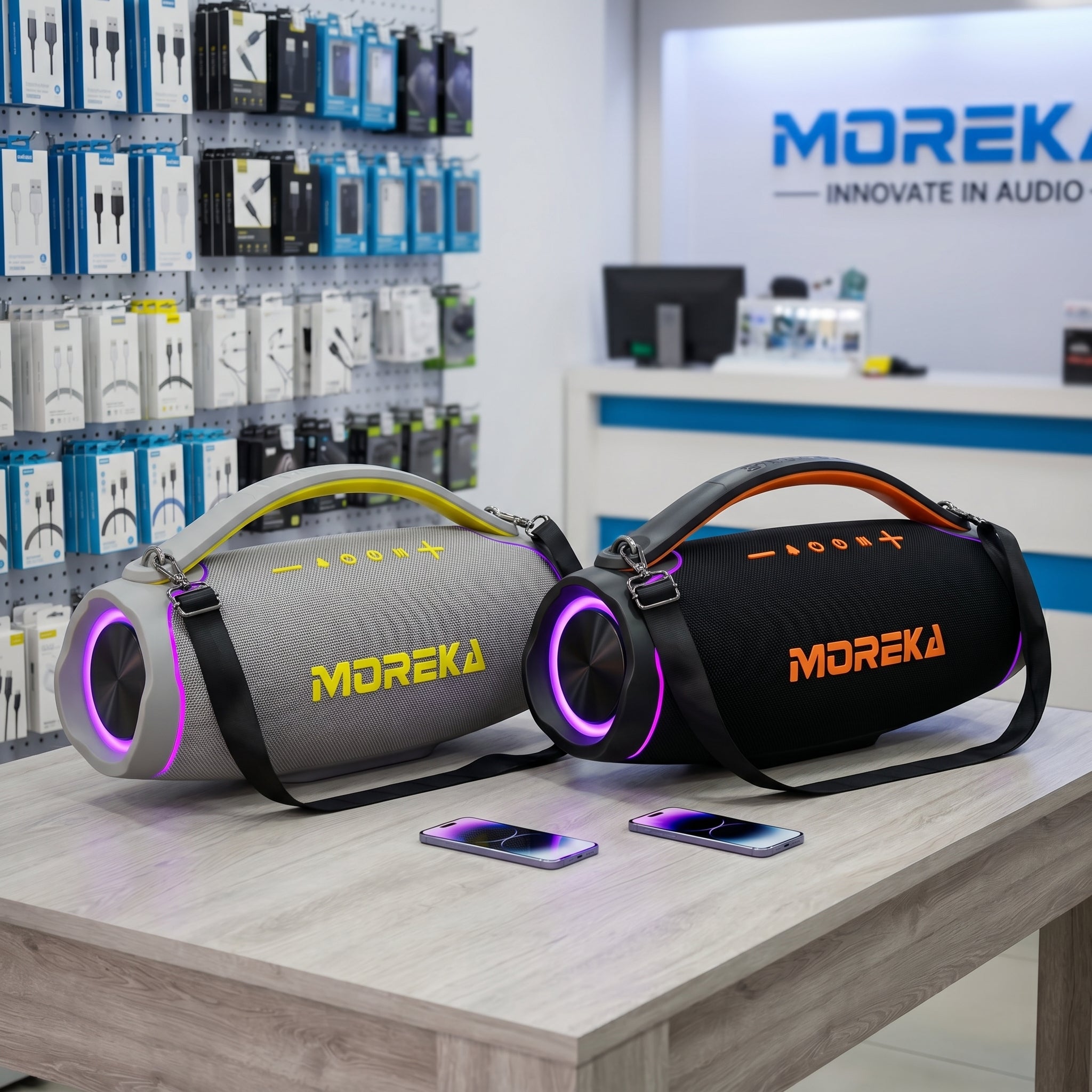 Bocina Moreka A61 200W 6000mAh 6hrs de bateria Bluetooth IPX6 - Imagen 7