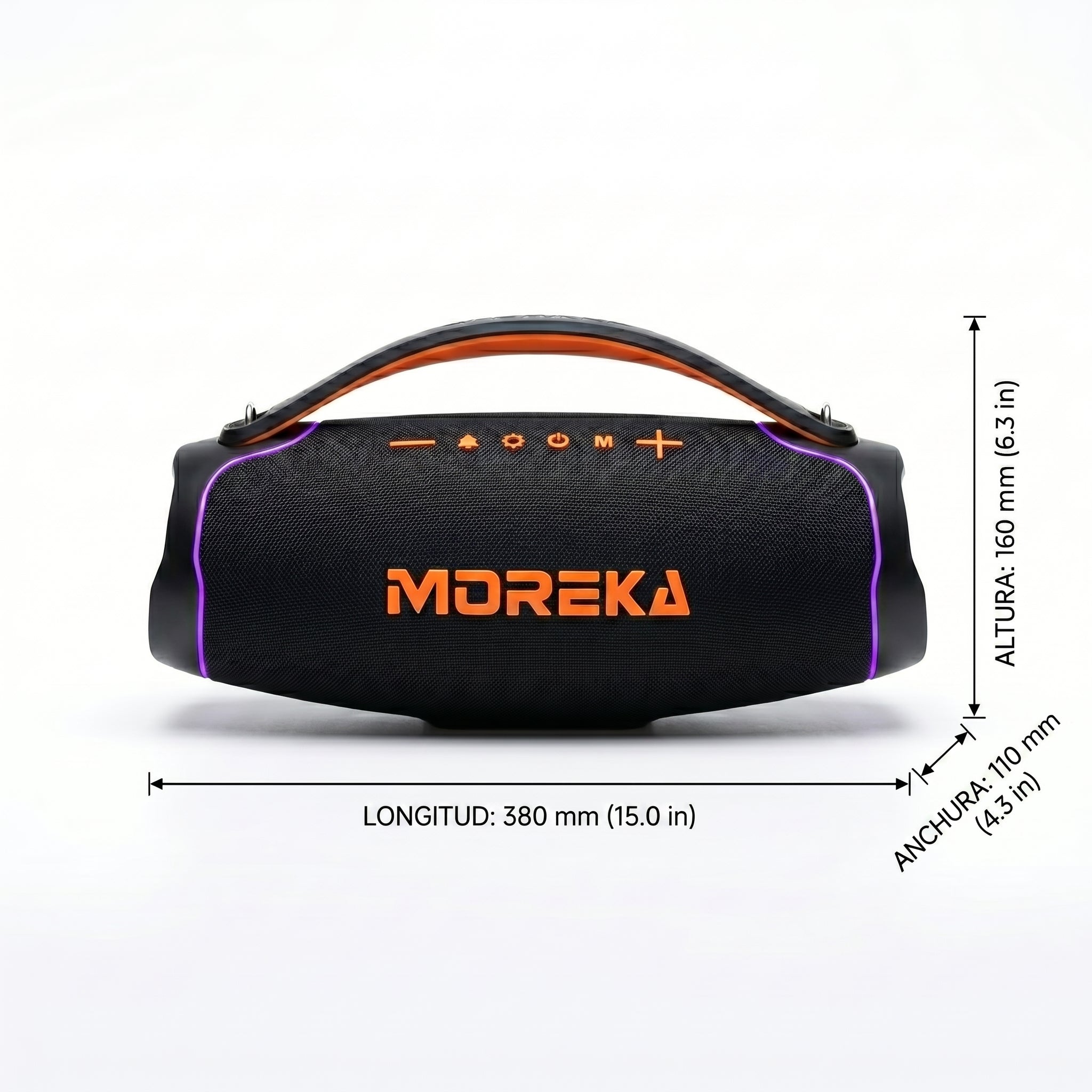 Bocina Moreka A61 200W 6000mAh 6hrs de bateria Bluetooth IPX6 - Imagen 8