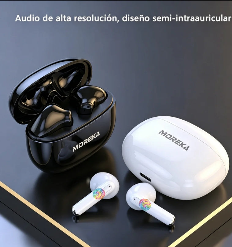 Audífono Inalámbrico Moreka E602 31h con — Bluetooth 5.3 TWS - Imagen 9