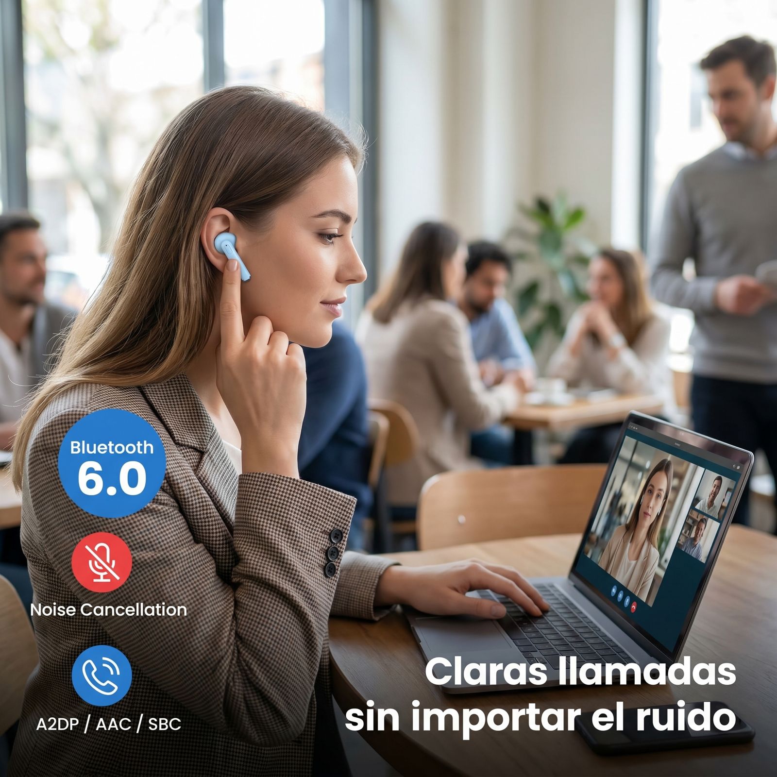 Audífonos Inalámbricos Moreka E603 con 25 — Bluetooth 5.3 TWS - Imagen 10
