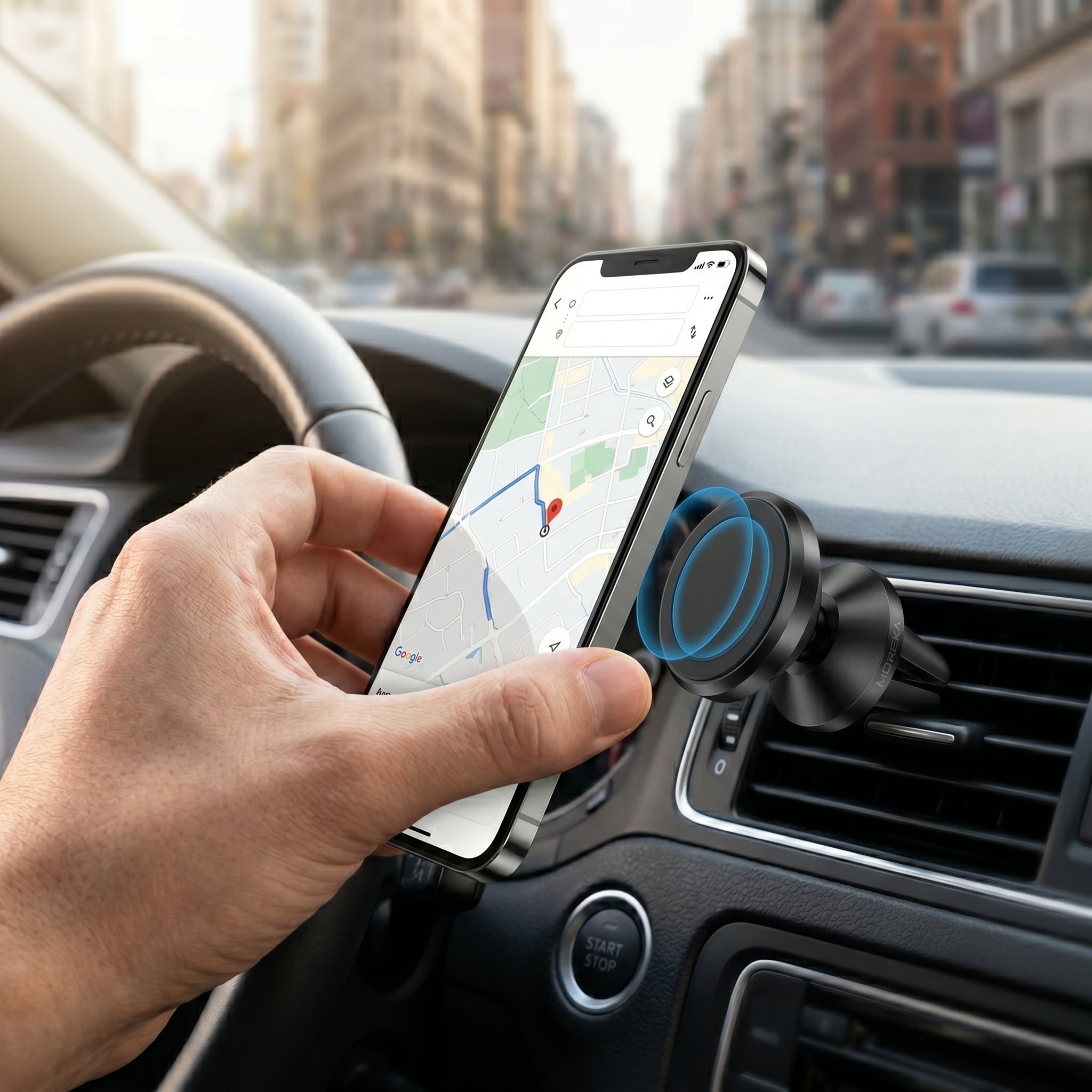 Soporte para Celular en Auto Magnético ZJ-018 Universal con Giratorio 360 Grados y Campo Magnético Segura para Múltiples Móviles - Imagen 5