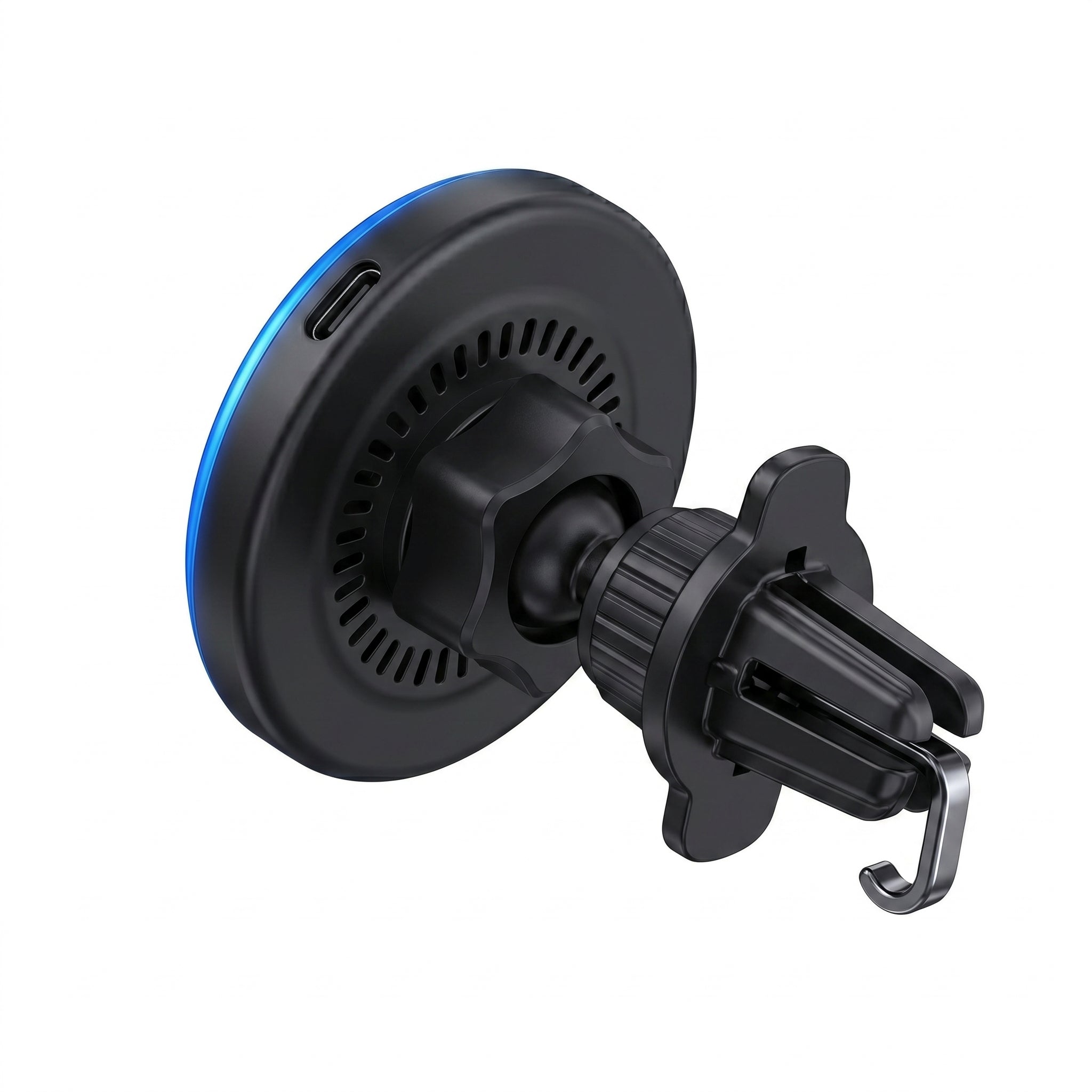 Cargador Inalámbrico Magnético para Auto Moreka ZJ-020 15W Soporte Ventilación Carga Rápida - Imagen 8