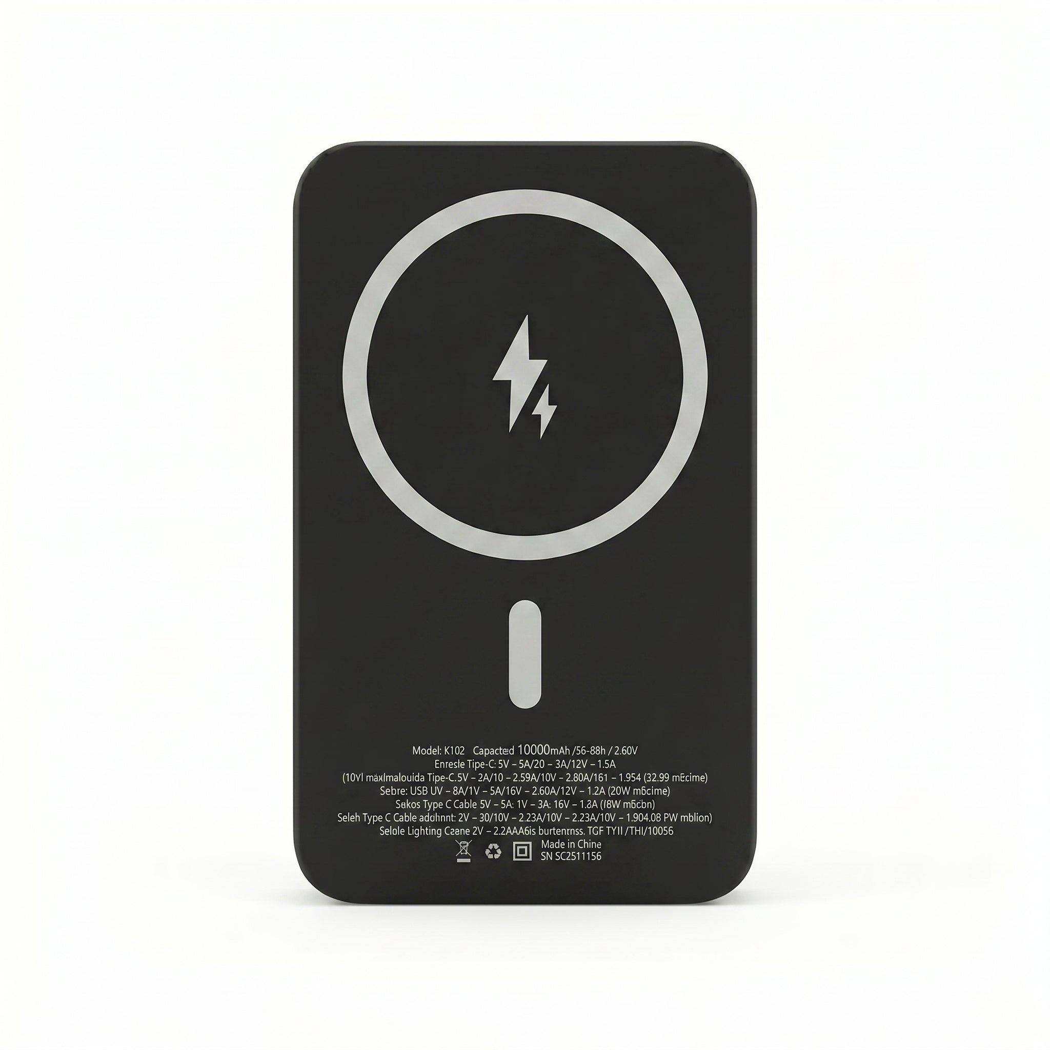 Power Bank Magnético Moreka K112 10000mAh 22.5W con Cable Lightning y Tipo-C Integrados Carga Inalámbrica 15W, Modo Baja Corriente - Imagen 9