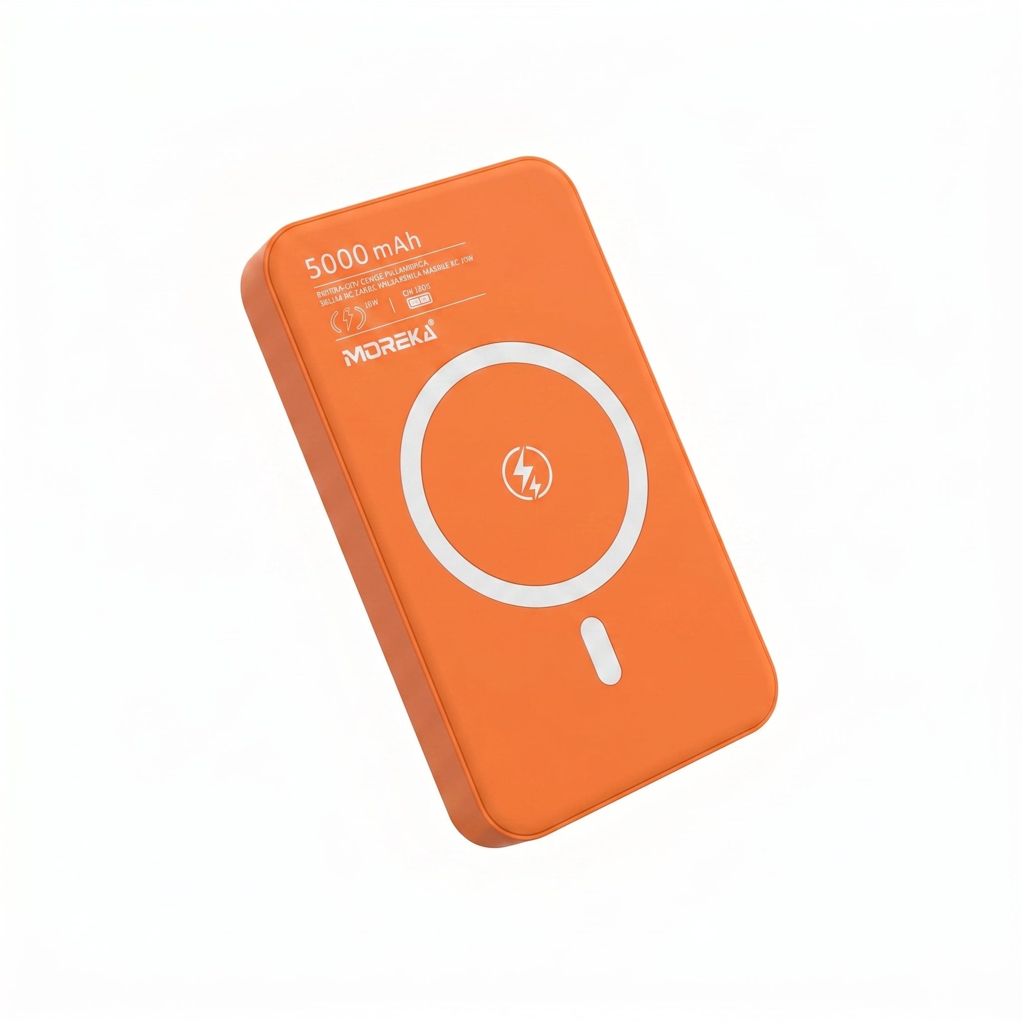 Power Bank Moreka K108 Magnético 5000mAh con Carga Rápida PD 20W e Inalámbrica 15W Cargador Portátil Compatible con MagSafe Mini Batería Externa para Viaje en Avión - Imagen 9