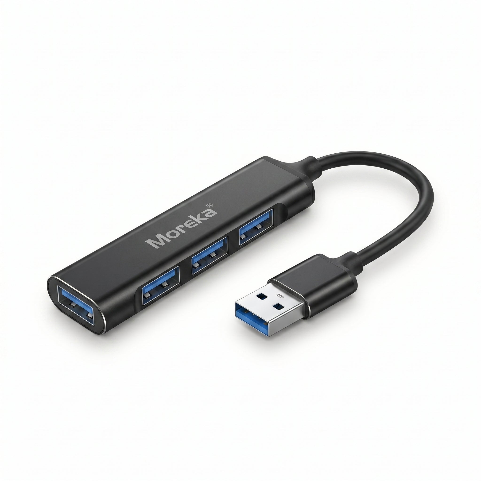 Hub USB 3.0 Moreka KZ02 4 en 1 Alta Velocidad Plug & Play - Imagen 1