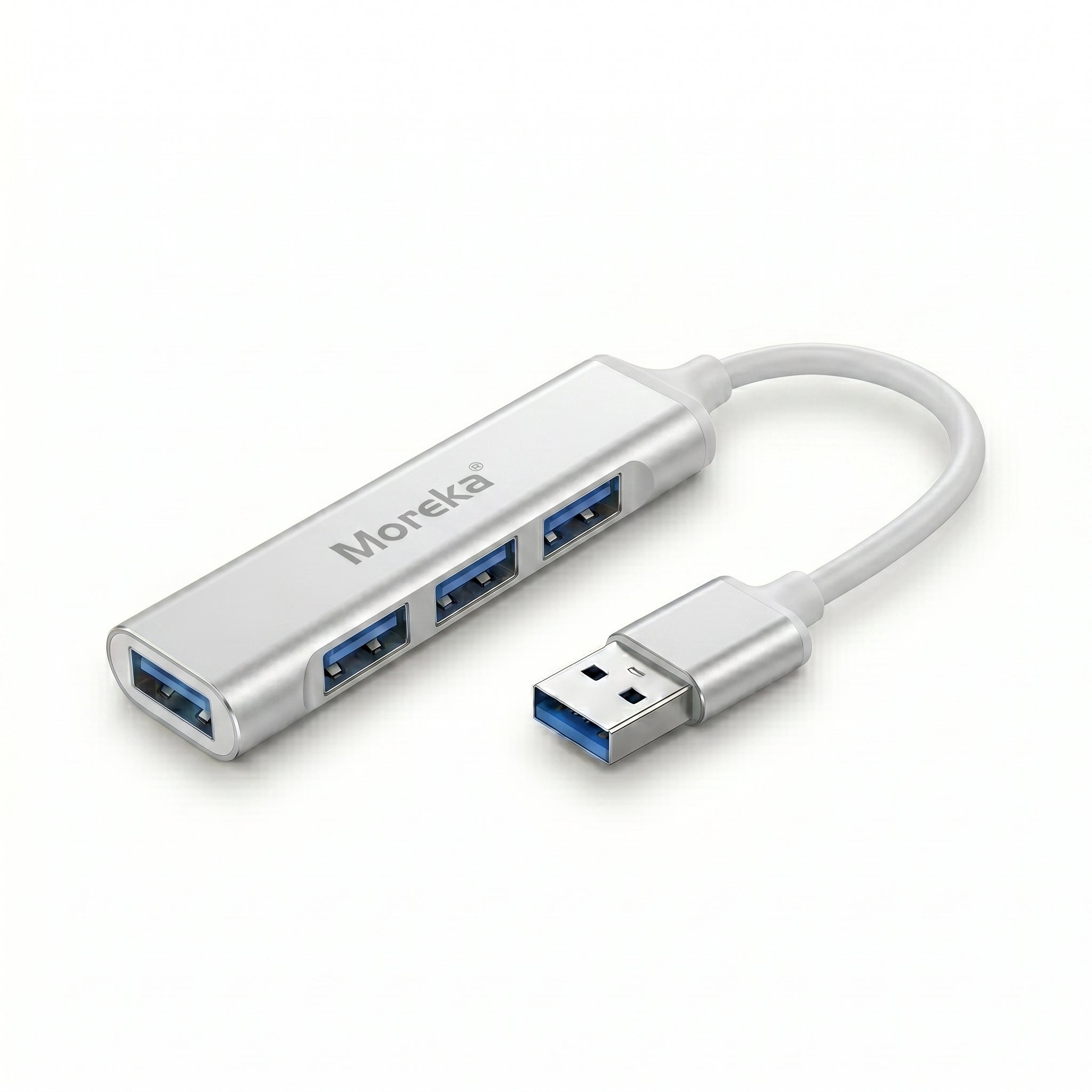Hub USB 3.0 Moreka KZ02 4 en 1 Alta Velocidad Plug & Play - Imagen 8