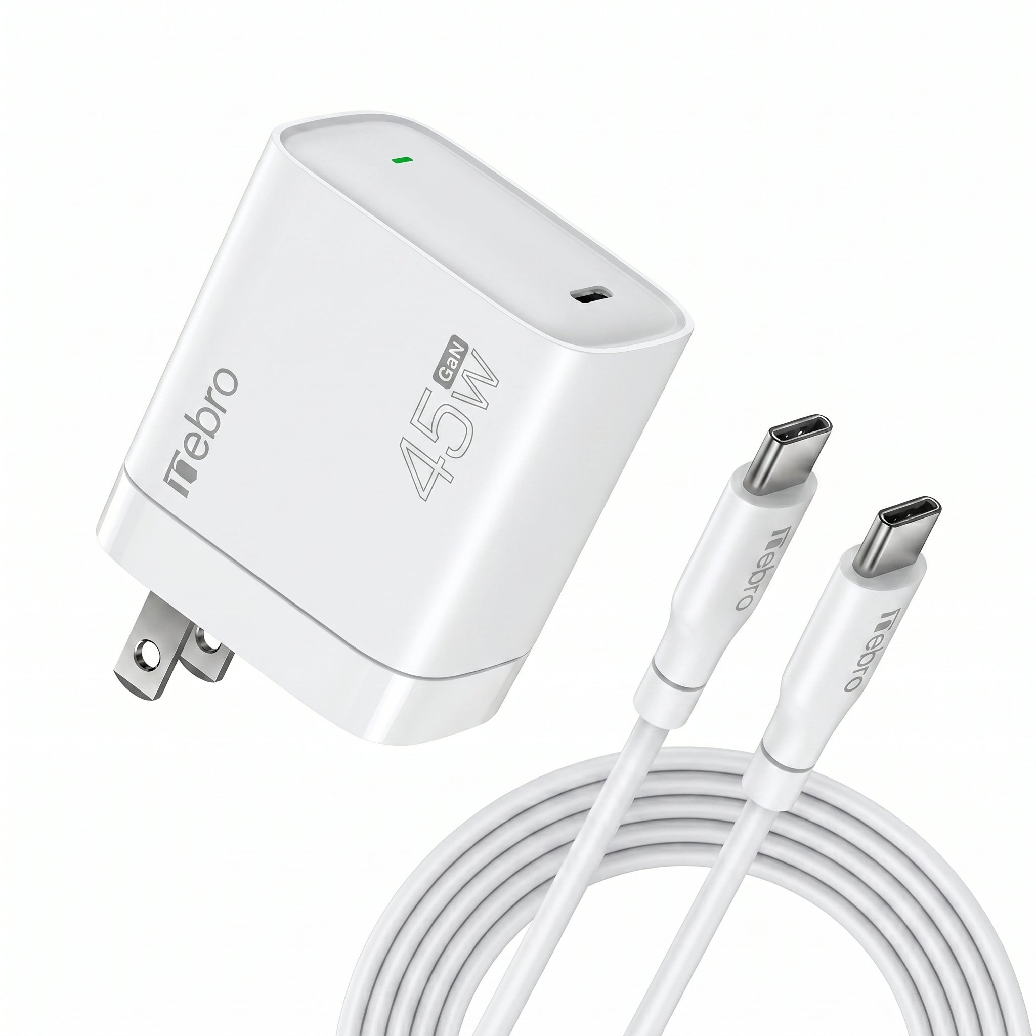 Cargador cable Tipo C NEBRO VGA-054T 45W