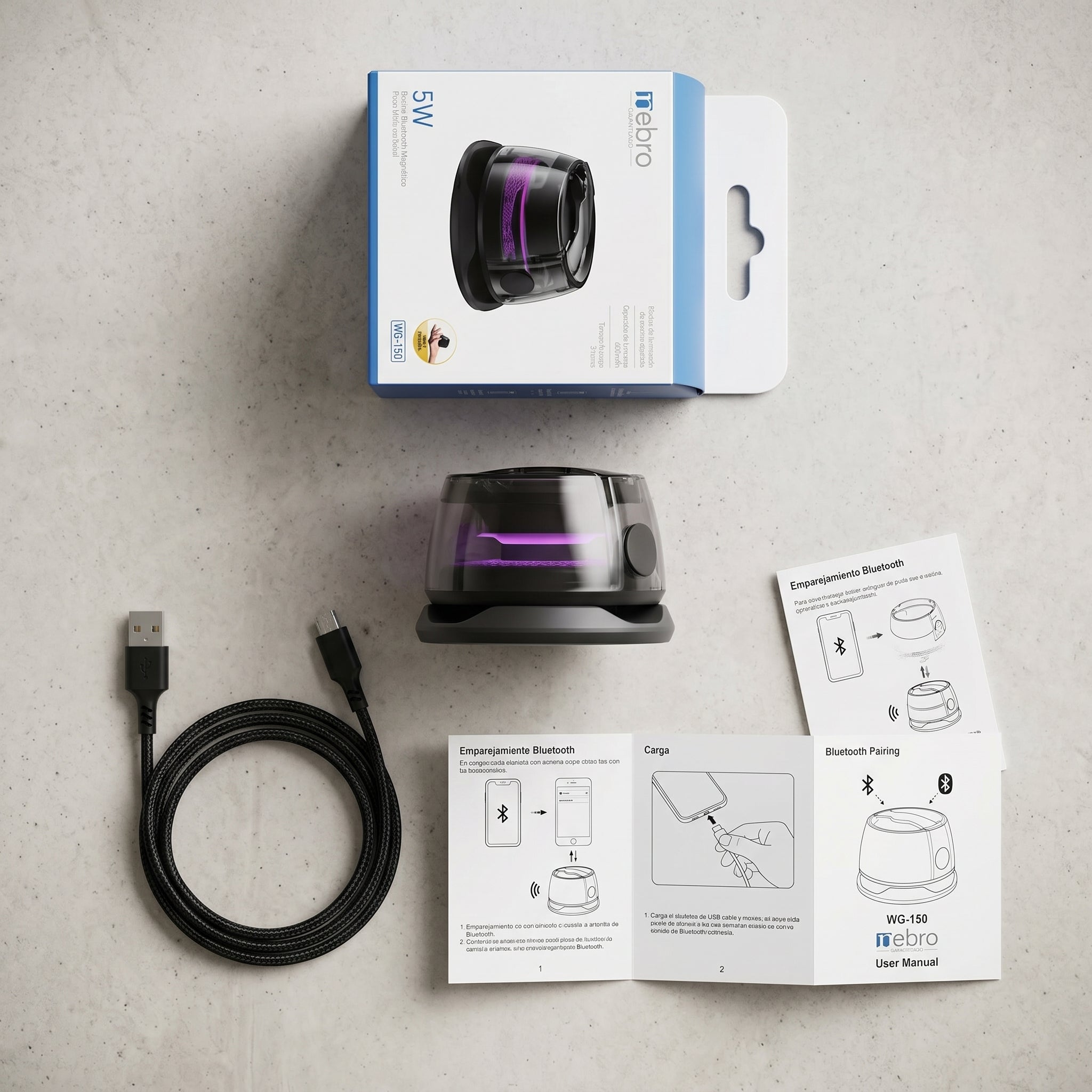 Bocina Bluetooth NEBRO WG150 5W - Imagen 8