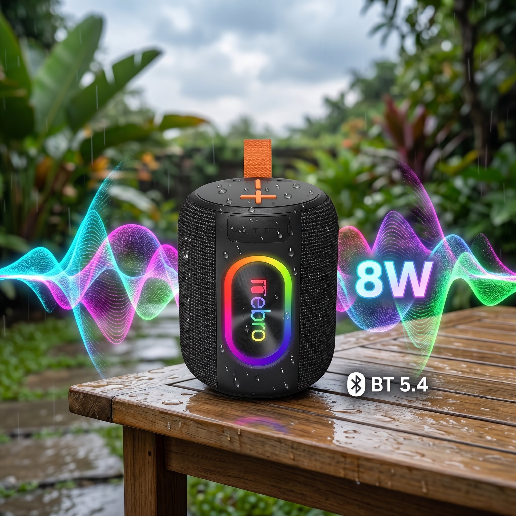 Bocina Bluetooth TWS NEBRO WG146 Bluetooth 54 8W IPX4 - Imagen 6