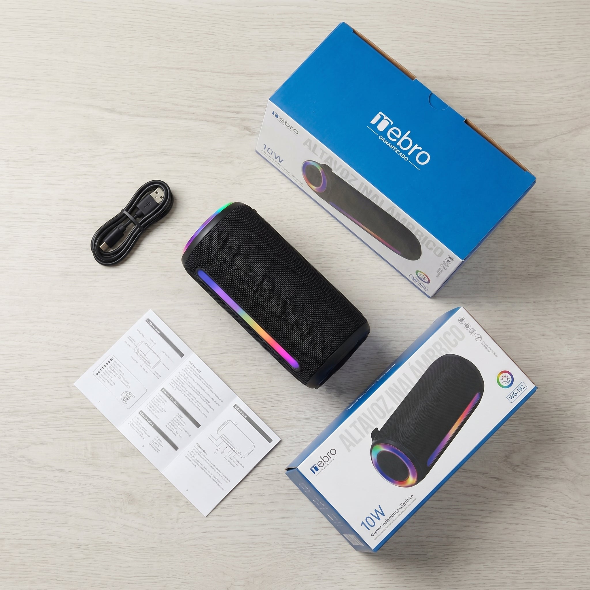 Bocina Bluetooth NEBRO WG192 Bluetooth 53 10W - Imagen 8