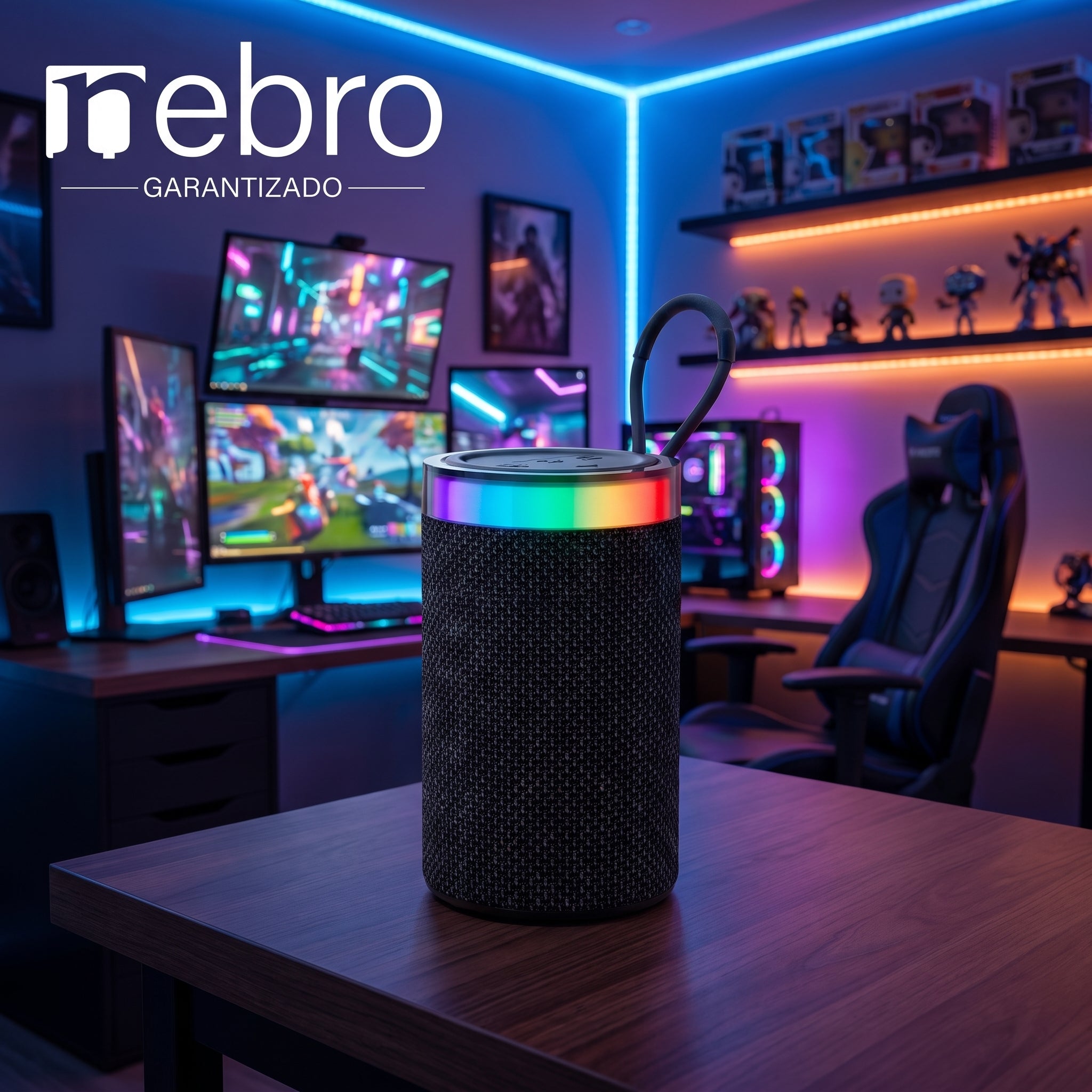 Bocina Portátil Nebro WG-181: Sonido Bluetooth 5.0 - Imagen 4