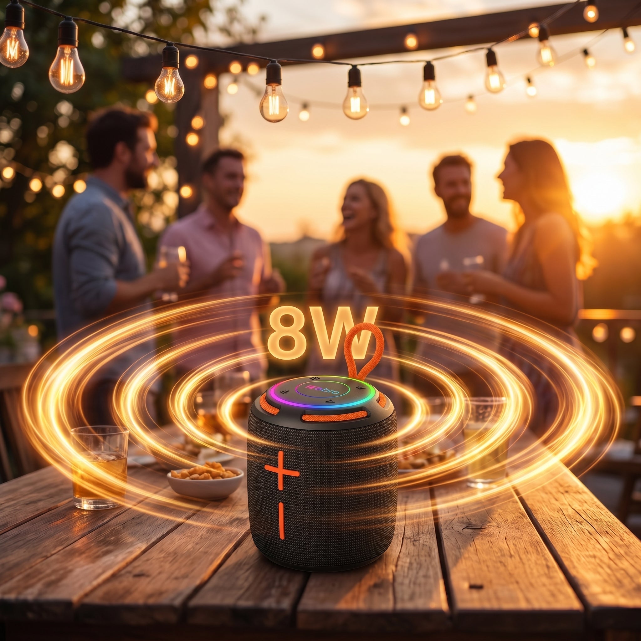 Bocina Bluetooth TWS NEBRO WG197 Bluetooth 53 8W - Imagen 4