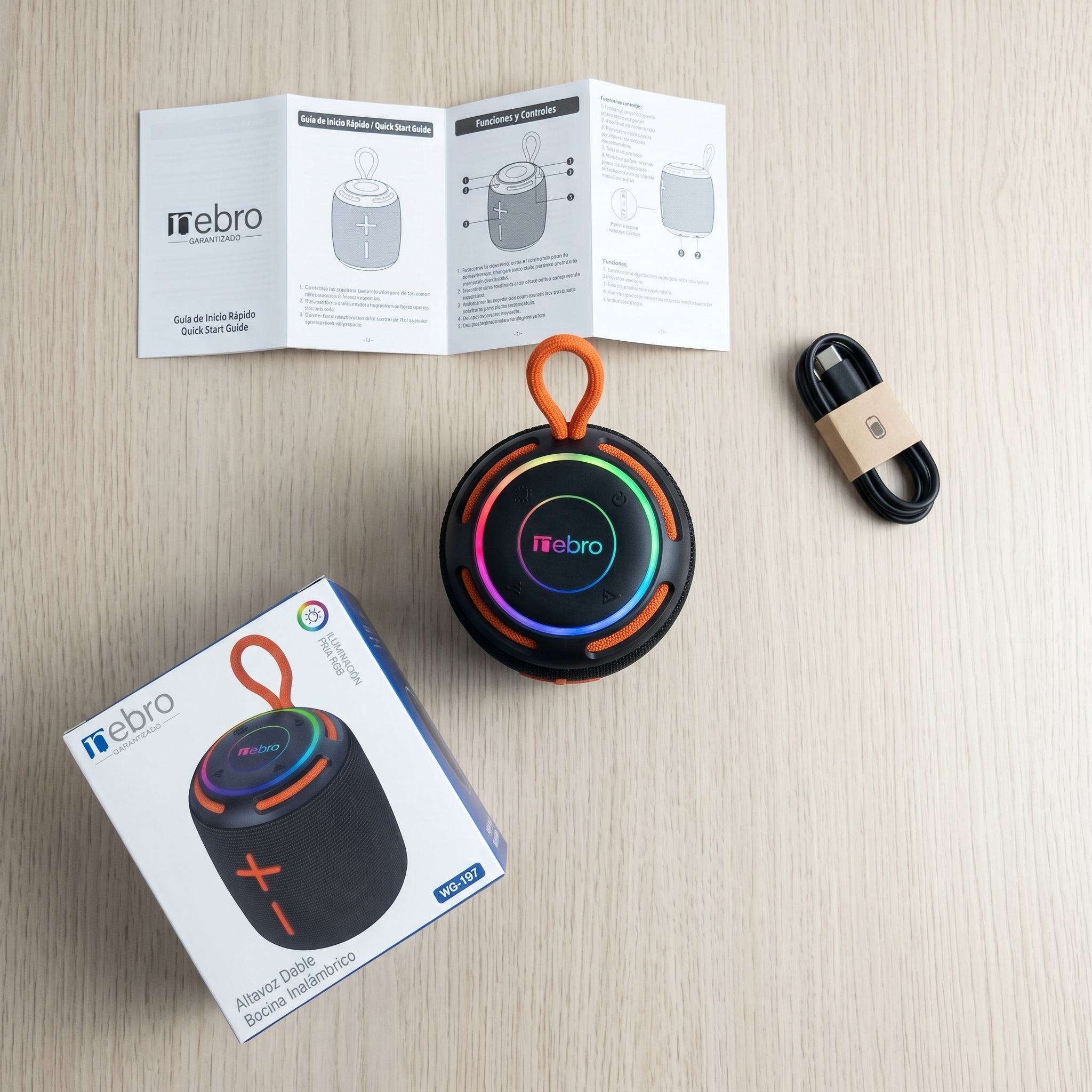 Bocina Bluetooth TWS NEBRO WG197 Bluetooth 53 8W - Imagen 8