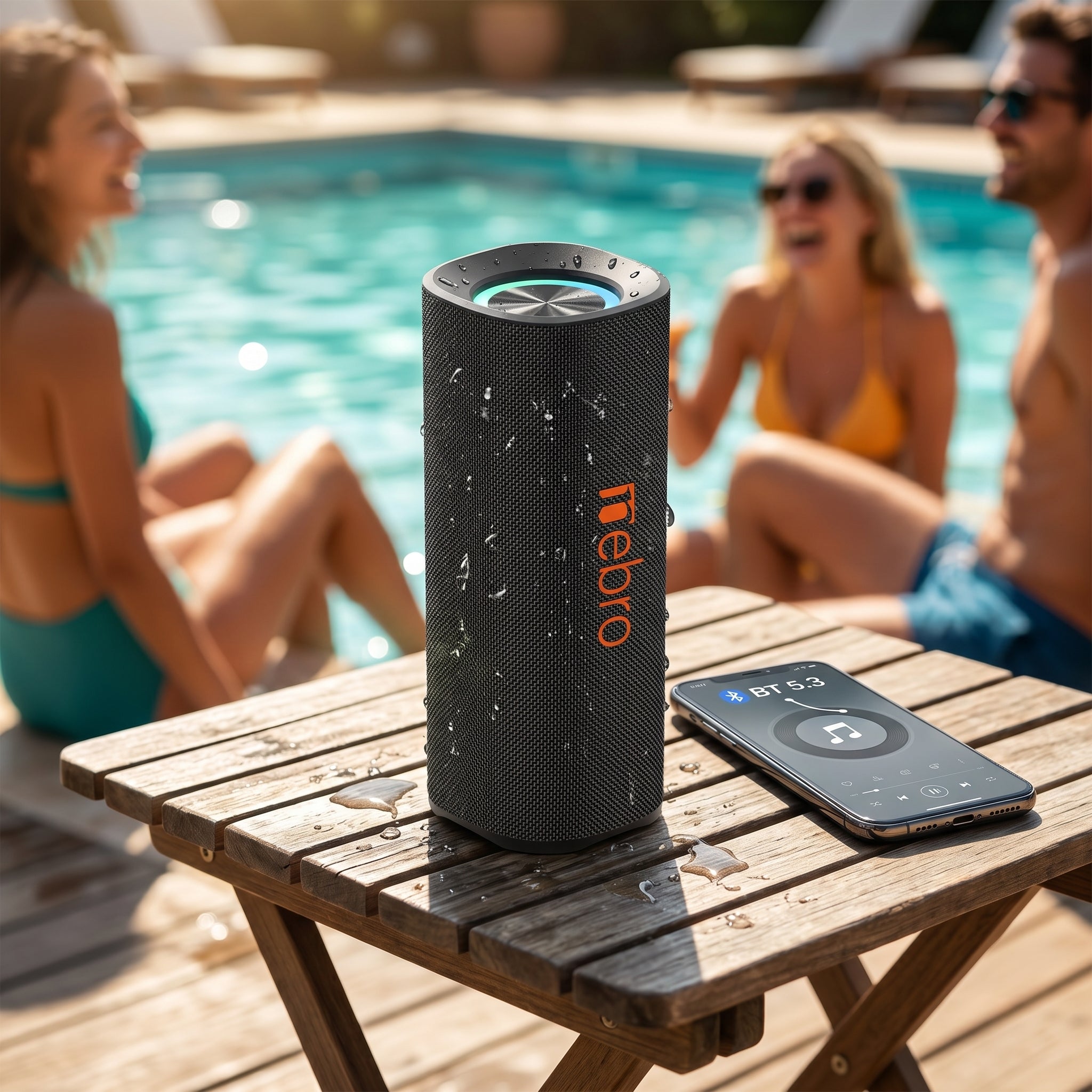 Bocina Bluetooth NEBRO WG140 Bluetooth 53 50W IPX4 - Imagen 5