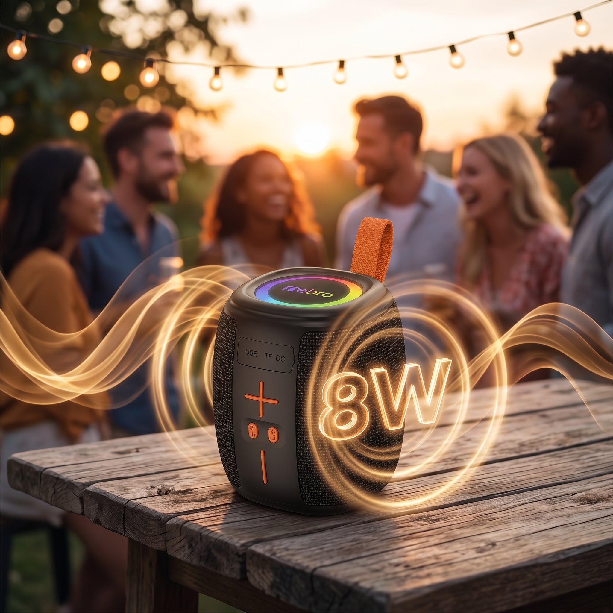 Bocina Bluetooth TWS NEBRO WG196 Bluetooth 53 8W - Imagen 3