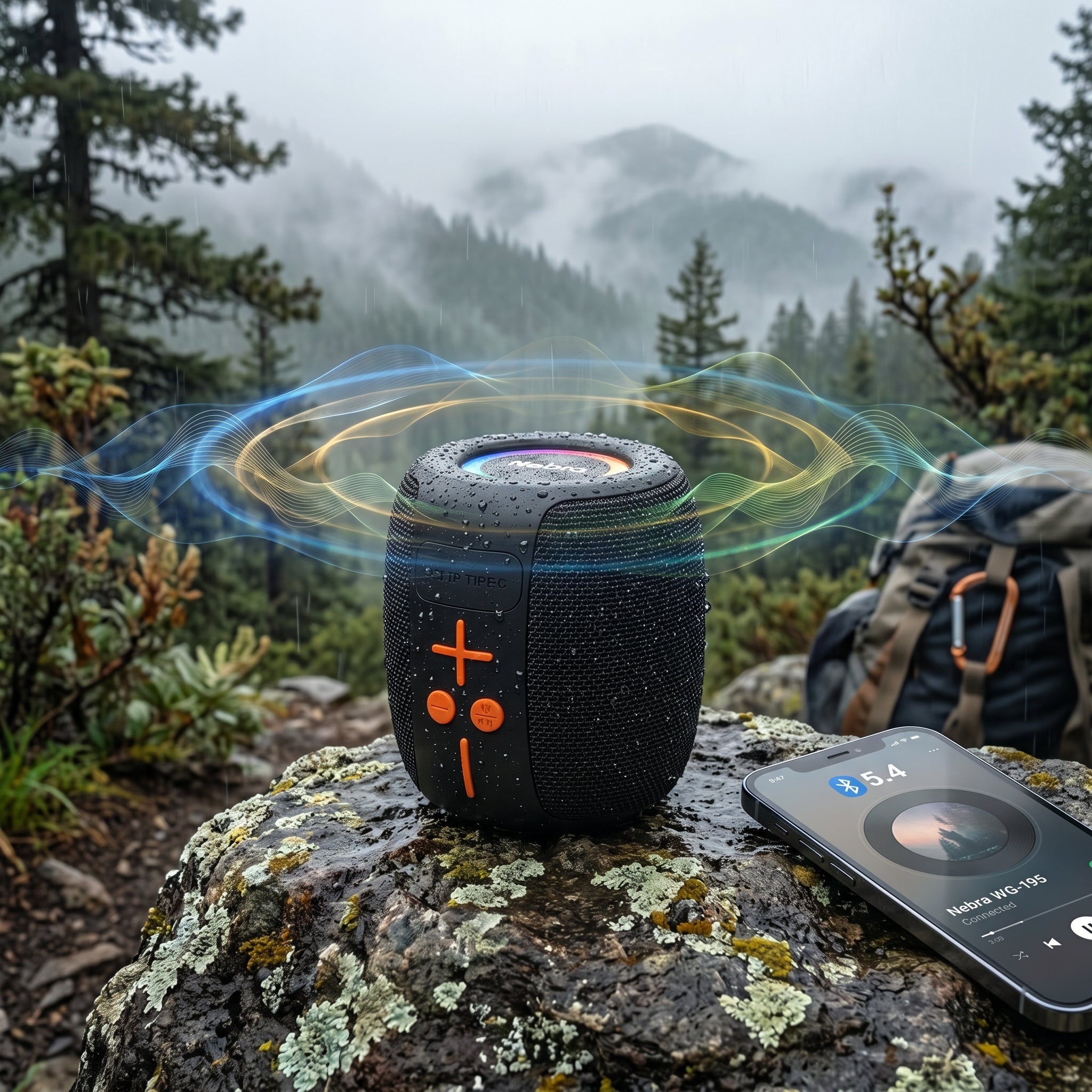 Bocina Bluetooth TWS NEBRO WG195 Bluetooth 54 8W IPX4 - Imagen 3