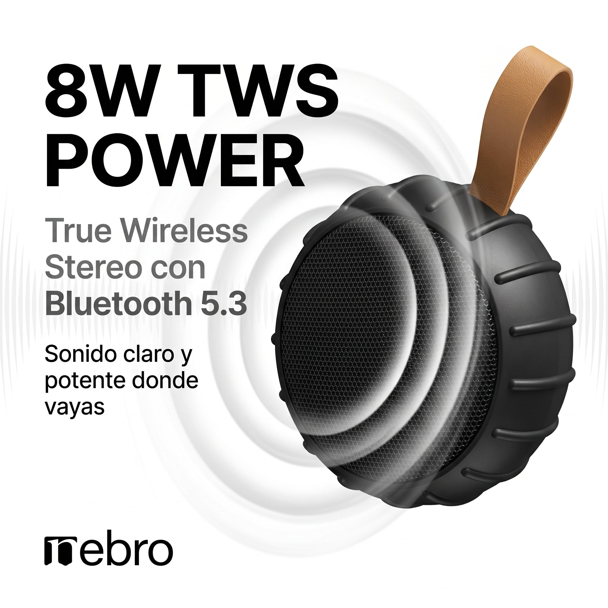 Bocina Bluetooth TWS NEBRO WG132 Bluetooth 53 8W - Imagen 2