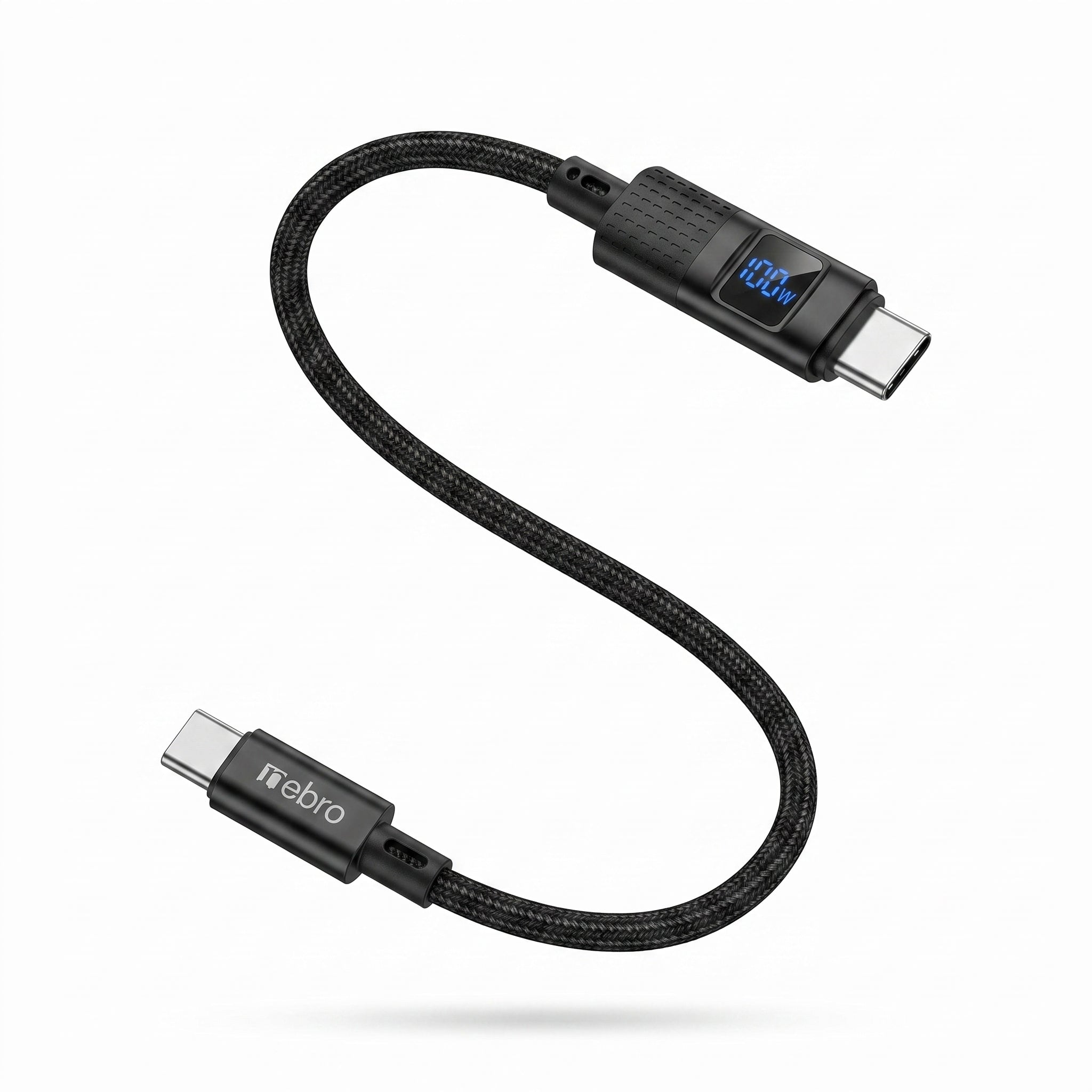 Cable USB Tipo C NEBRO WD117T 100W Carga Rápida y Transferencia de Datos